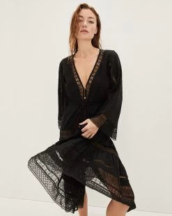 Veronica Beard Minoru Cotton Dress -Veronica Beard 2302co8420537 blk product 02 087407e2