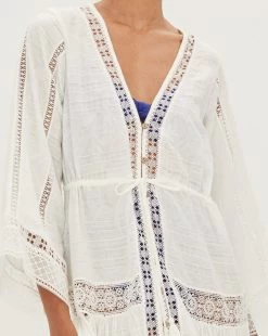 Veronica Beard Minoru Cotton Dress -Veronica Beard 2302co8420537 white product 03 8bb9a535