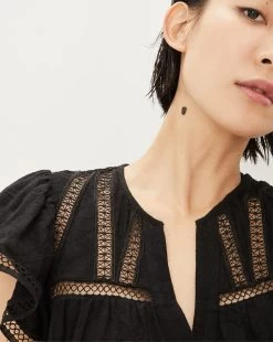 Veronica Beard Mirtea Cotton Dress -Veronica Beard 2302co8420538 blk product 03 ec827cb7