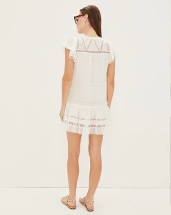 Veronica Beard Mirtea Cotton Dress -Veronica Beard 2302co8420538 wht product 03 c9b8c724