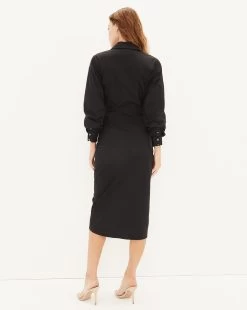 Veronica Beard Afton Wrap Dress -Veronica Beard 2302scp20562 blk product 04 e022d620