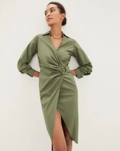 Veronica Beard Afton Wrap Dress -Veronica Beard 2302scp20562 stonearmy product 01 a3e281e8