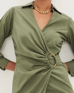 Veronica Beard Afton Wrap Dress -Veronica Beard 2302scp20562 stonearmy product 03 0ee07638