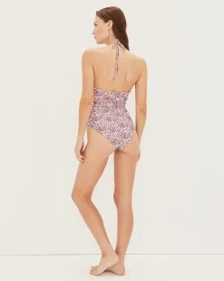 Veronica Beard Hazina Paisley Swimsuit -Veronica Beard 2302sw1600222 watermelon EF 80 A2bluemulti product 04 764730a6