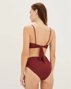 Veronica Beard Gilly Bikini Top -Veronica Beard 2302sw1700218 brick product 03 d49a12e9