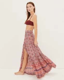 Veronica Beard Serence Paisley Skirt