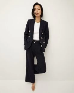 Veronica Beard Bexley Linen Dickey Jacket -Veronica Beard 2304LN141540 NAVY PRODUCT 03