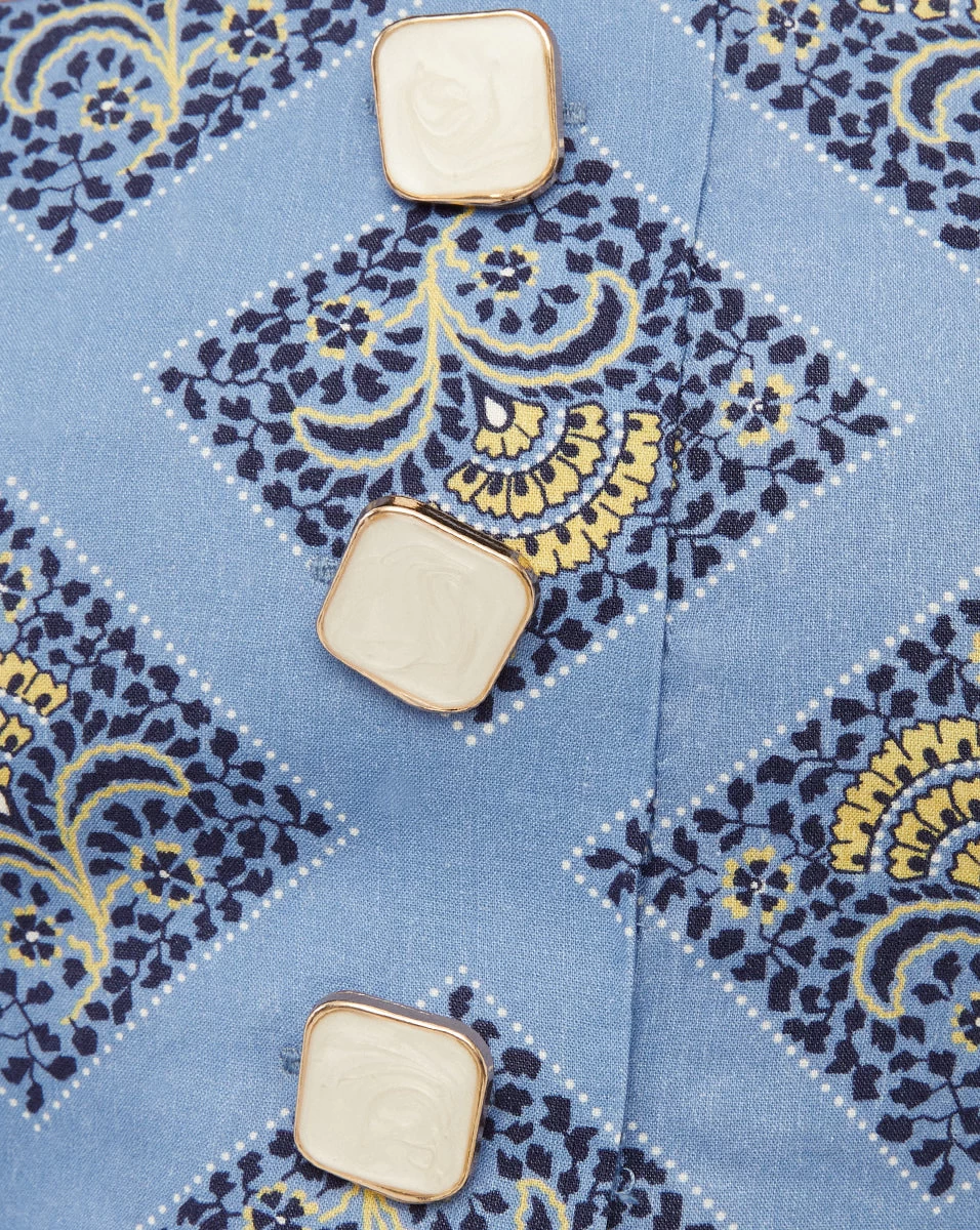 Veronica Beard Ziene Linen Top 3 Veronica Beard Ziene Linen Top - Image 3