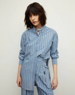 Veronica Beard Lloyd Button-Down Top