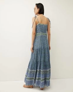 Veronica Beard Windansea Maxi Dress -Veronica Beard 2305CO872753 ELECTRICBLUEMULTI PRODUCT 04