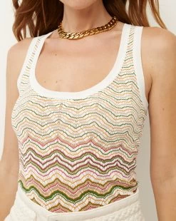 Veronica Beard Nabella Knit Tank -Veronica Beard 2305KN4139825 MULTI PRODUCT 03