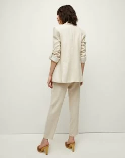 Veronica Beard Parineti Metallic-Linen Dickey Jacket -Veronica Beard 2305LN2510007 SILVER PRODUCT 05