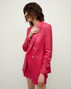 Veronica Beard Hirsh Linen Dickey Jacket
