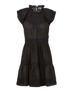 Veronica Beard Keely Tiered Dress 17 Veronica Beard Keely Tiered Dress -Veronica Beard 2305SH05020603 BLACK