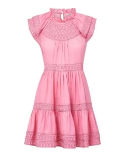 Veronica Beard Keely Tiered Dress 13 Veronica Beard Keely Tiered Dress -Veronica Beard 2305SH05020603 DARKPEONY