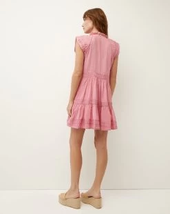 Veronica Beard Keely Tiered Dress 11 Veronica Beard Keely Tiered Dress -Veronica Beard 2305SH05020603 DARKPEONY PRODUCT 03