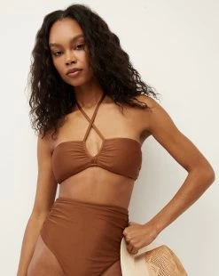 Veronica Beard Malti Halter Bikini Top