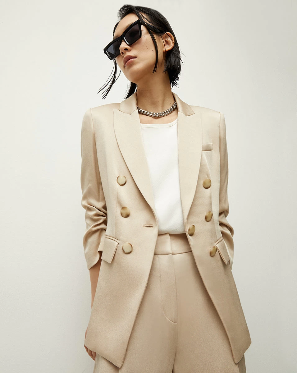 Veronica Beard Tomi Satin Dickey Jacket 1 Veronica Beard Tomi Satin Dickey Jacket