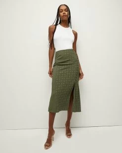 Veronica Beard Franconia Silk Jacquard Skirt
