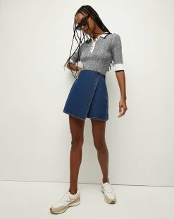 Veronica Beard Soza Polo Top 17 Veronica Beard Soza Polo Top -Veronica Beard 2306KN4139856 NAVYMULTI PRODUCT 02