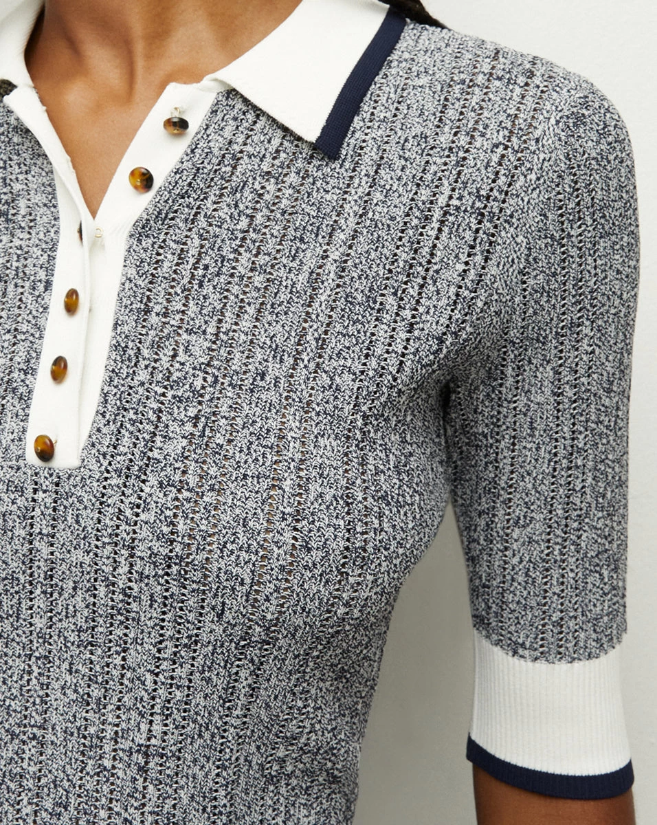 Veronica Beard Soza Polo Top 8 Veronica Beard Soza Polo Top - Image 8