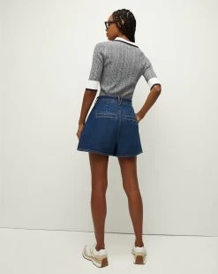 Veronica Beard Soza Polo Top 20 Veronica Beard Soza Polo Top -Veronica Beard 2306KN4139856 NAVYMULTI PRODUCT 05