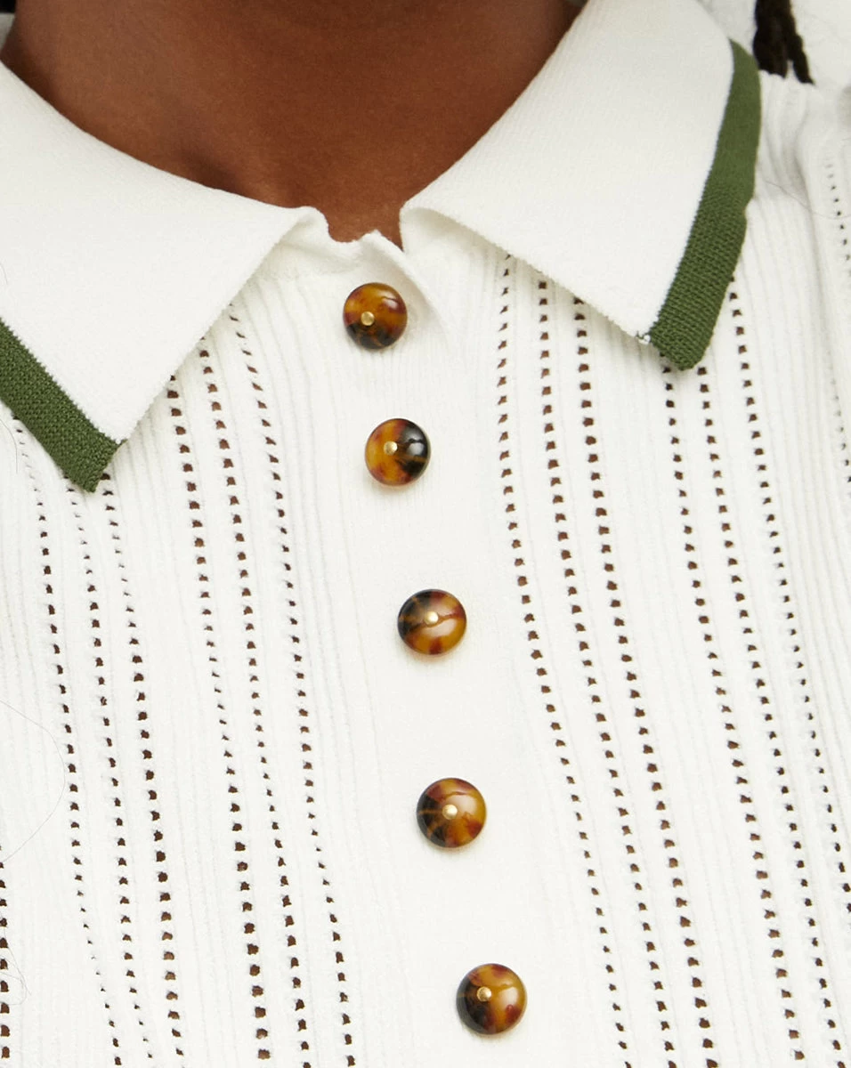 Veronica Beard Soza Polo Top 3 Veronica Beard Soza Polo Top - Image 3