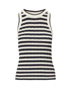 Veronica Beard Jerrel Knit Tank 11 Veronica Beard Jerrel Knit Tank -Veronica Beard 2306KN5009873 NAVY WHITE 42b2976e 346c 4397 9076 2e2bc30a5166