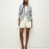 Veronica Beard Hosanna Plaid Linen Dickey Jacket