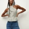 Veronica Beard Drey Striped Top