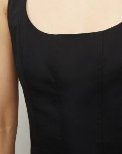 Veronica Beard Jolie Midi Dress -Veronica Beard 2306SCP20629 BLK PRODUCT 03