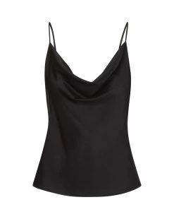 Veronica Beard Sola Cowl-Neck Silk Top 7 Veronica Beard Sola Cowl-Neck Silk Top -Veronica Beard 2307CHM0440531 BLACK