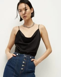 Veronica Beard Sola Cowl-Neck Silk Top