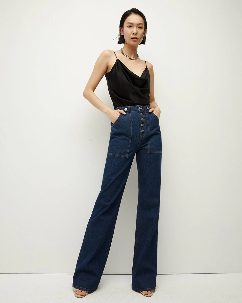 Veronica Beard Sola Cowl-Neck Silk Top 2 Veronica Beard Sola Cowl-Neck Silk Top - Image 2