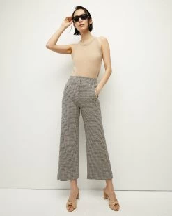 Veronica Beard Dova Houndstooth Pant