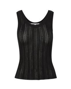 Veronica Beard Galli Knit Tank -Veronica Beard 2307KN5369866 BLACK