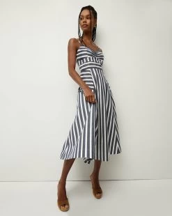 Veronica Beard 43 Veronica Beard Blige Striped Dress