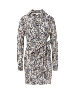 Veronica Beard Lavella Floral Wrap Dress -Veronica Beard 2307SDC0320451 ECRUMULTI