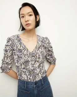 Veronica Beard Henrieta Floral Top