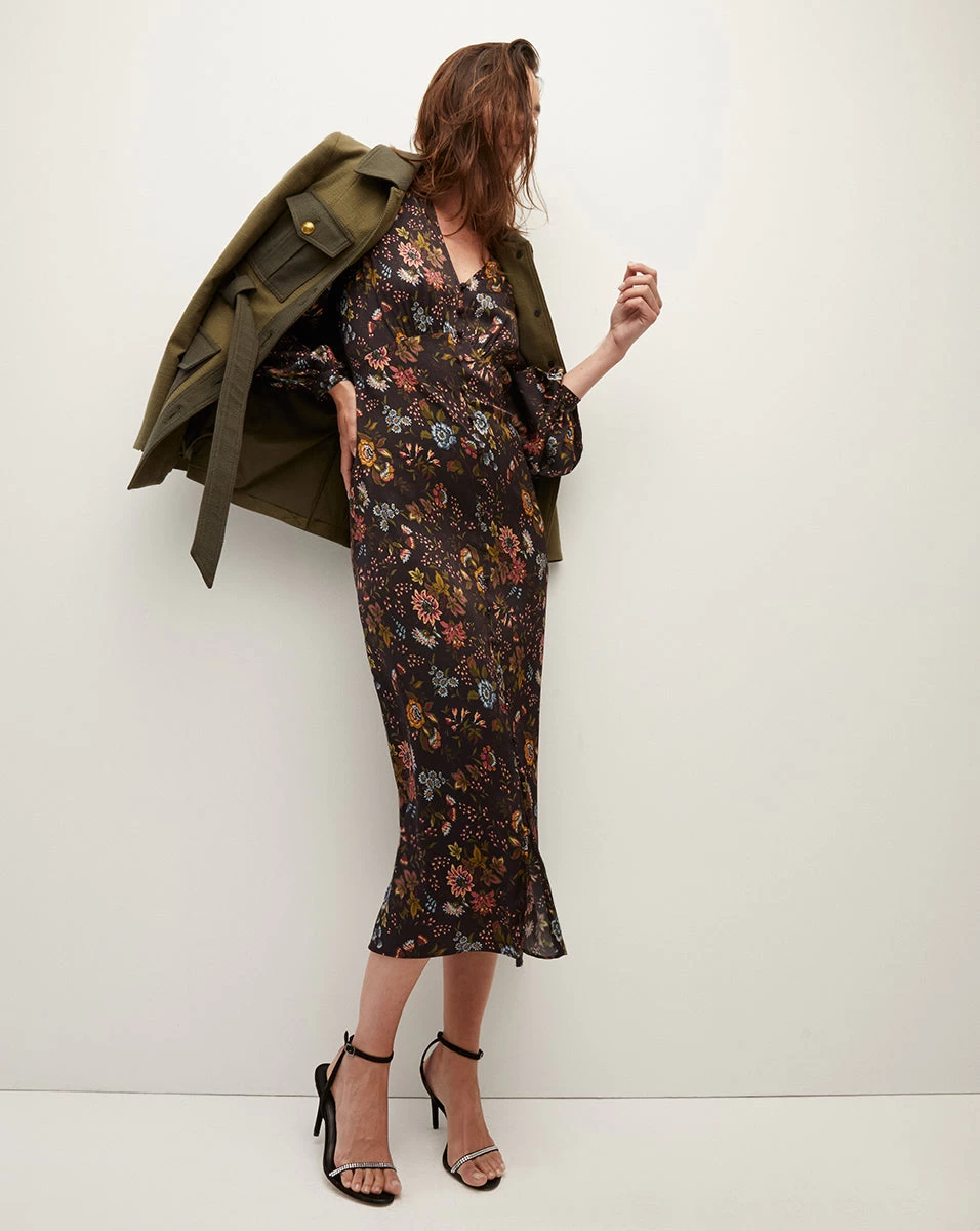 Veronica Beard Terina Floral Stretch-Silk Dress 2 Veronica Beard Terina Floral Stretch-Silk Dress - Image 2