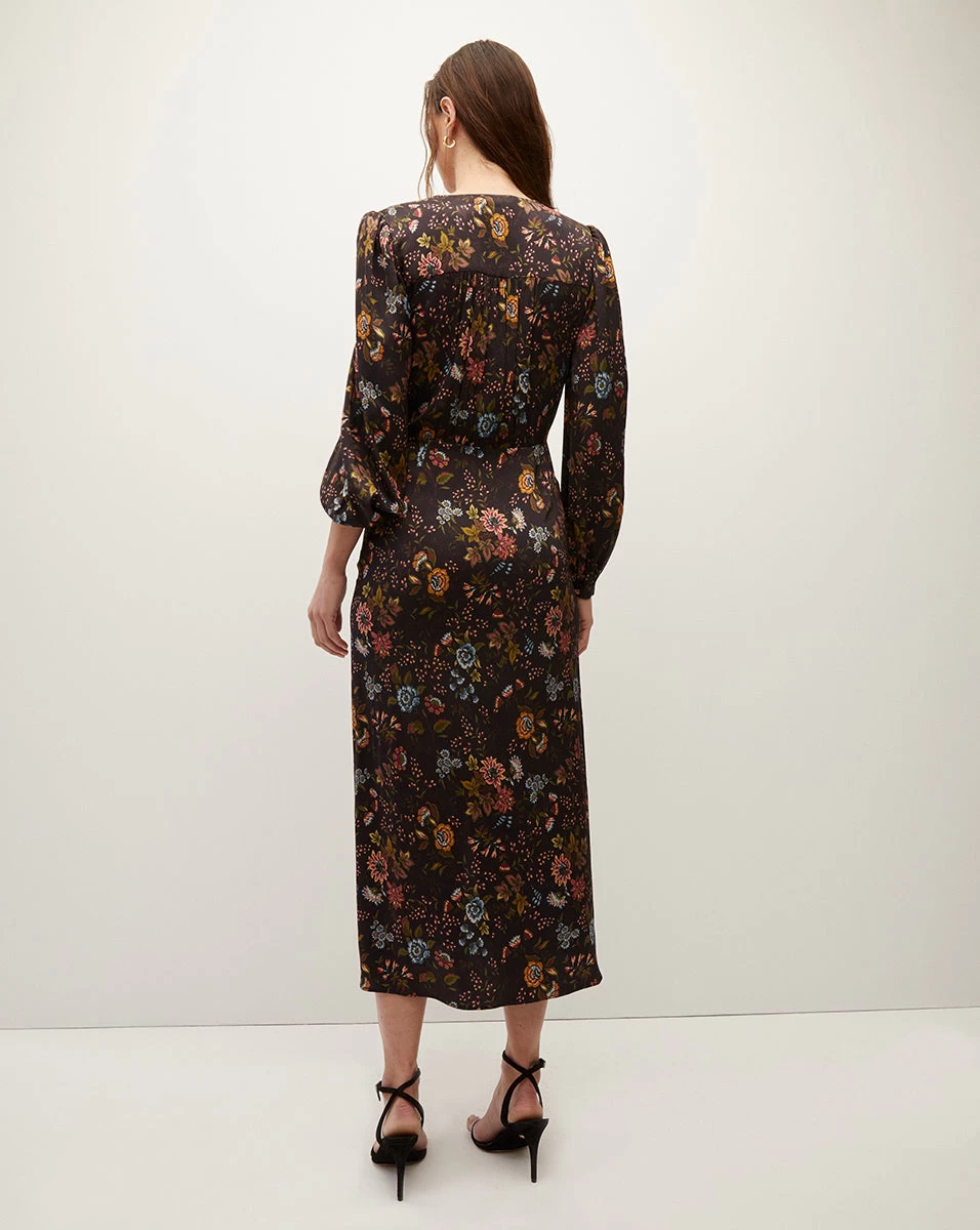 Veronica Beard Terina Floral Stretch-Silk Dress 5 Veronica Beard Terina Floral Stretch-Silk Dress - Image 5