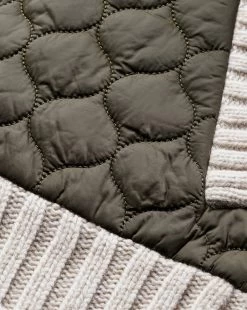 Veronica Beard Patra Mixed-Media Jacket -Veronica Beard 2308KA2290261 ARMY OATMEAL PRODUCT 03