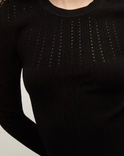 Veronica Beard Nami Knit Dress -Veronica Beard 2308KS1290219 BLK PRODUCT 03