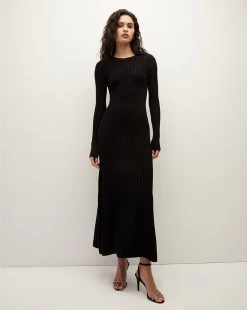 Veronica Beard Nami Knit Dress -Veronica Beard 2308KS1290219 BLK PRODUCT 04