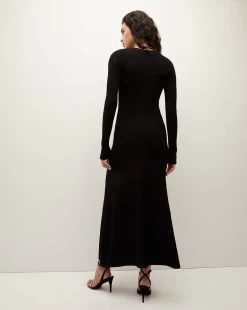 Veronica Beard Nami Knit Dress -Veronica Beard 2308KS1290219 BLK PRODUCT 05
