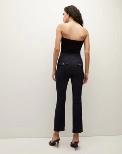 Veronica Beard Kimra Denim Pant -Veronica Beard 2308NV2660356 DARKOXFORD PRODUCT 04