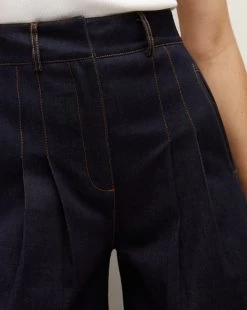 Veronica Beard Rennert Denim Pant -Veronica Beard 2308NV2660361 DARKOXFORD PRODUCT 03