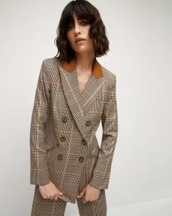 Veronica Beard Elvana Plaid Dickey Jacket