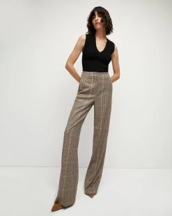 Veronica Beard Tonelli Plaid Pant