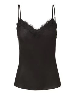 Veronica Beard Ciarlo Lace-Trim Top 11 Veronica Beard Ciarlo Lace-Trim Top -Veronica Beard 2308SD1940614 BLACK